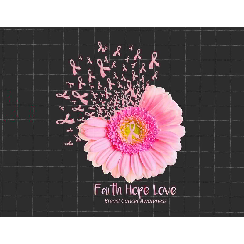 Butterflies Faith Hope Love Png, Breast Cancer Butterflies Sunflower Png, Breast Cancer Awareness, Cancer Ribbon Png, Awareness Ribbon Png - 1.jpg