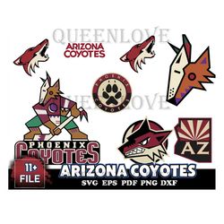 10 FILE Arizona Coyotes Svg Bundle