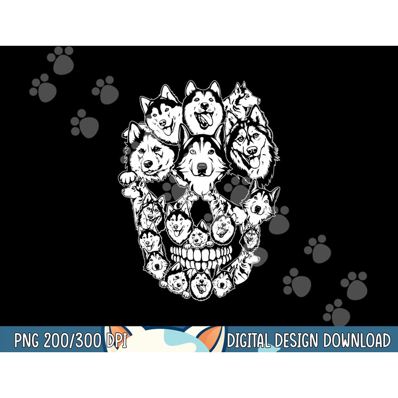 Funny Halloween Costume Skull Siberian Husky Dog Lover png, sublimation copy.jpg