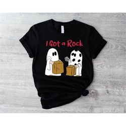 i got a rock shirt, scary halloween sweatshirt, funny ghost t-shirt, ghost graphic tee, fall festival costume, spooky se