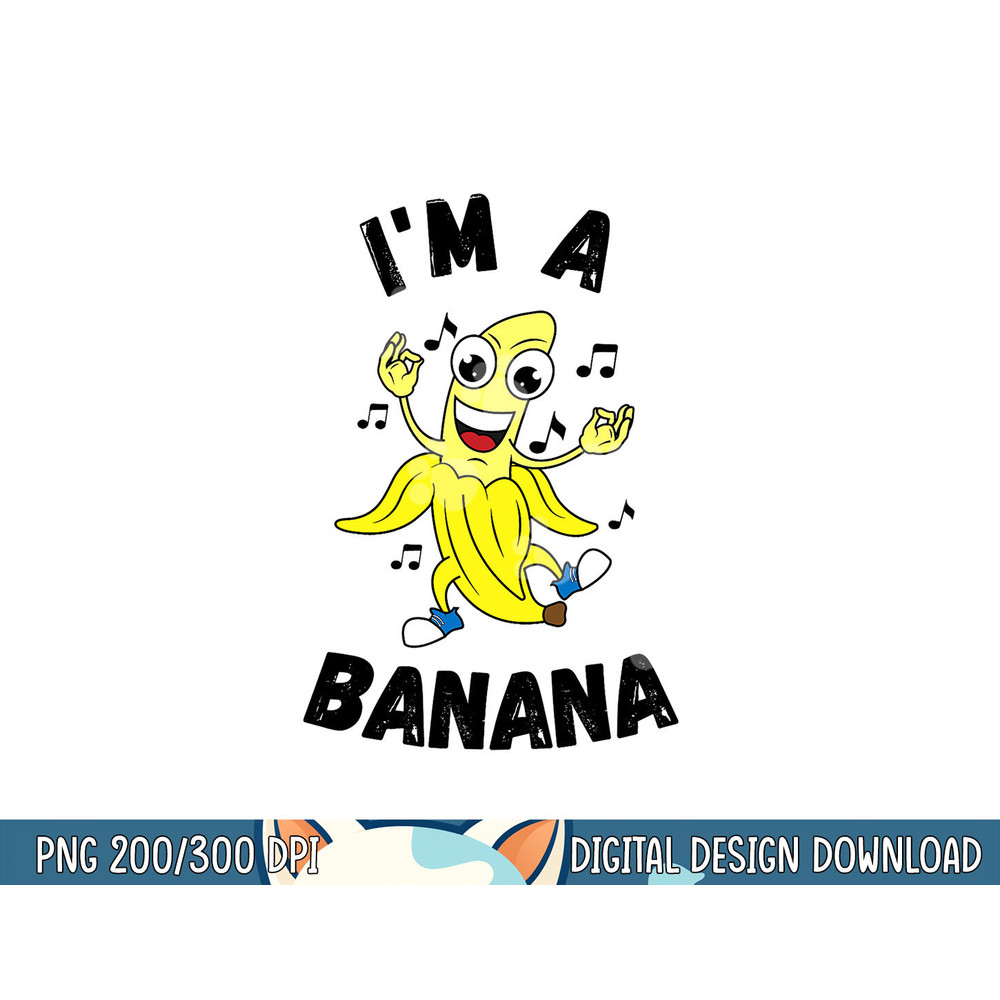 Funny Halloween I m a Banana Yellow Cute Costume png, sublimation copy.jpg