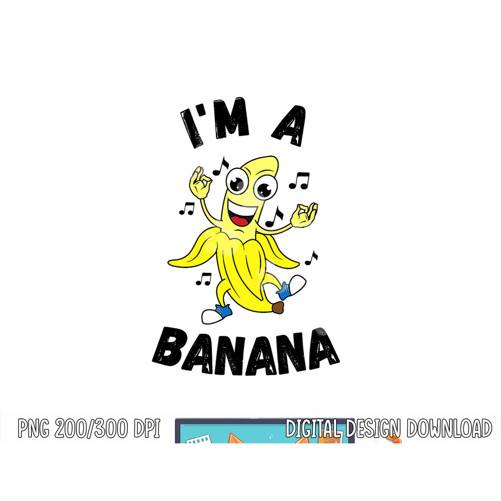 Funny Halloween I m a Banana Yellow Cute Costume png, sublimation copy.jpg