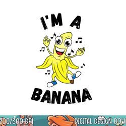 funny halloween i m a banana yellow cute costume png, sublimation copy
