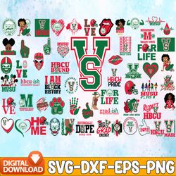 bundle 60 files mississippi valley state football team svg, mississippi valley state svg, hbcu team svg, mega bundle, de
