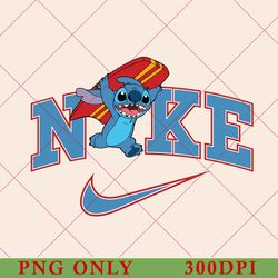 cute nike disney stitch png, just do it later stitch logo nike png, nike matching, stitch png, disney, disney stitich