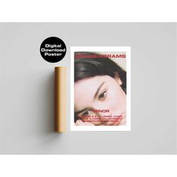 gracie abrams 2020 album minor, digital printable poster wall art download