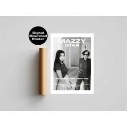 vintage mazzy star 1993 album so tonight that i might see, digital printable poster wall art download