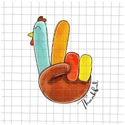Thanksgiving Peace Sign Png, Turkeys Peace, Turkey Thankful For Lovers Png, Thanksgiving Png, Thankful Png