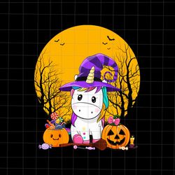Unicorn Witch Halloween Png, Unicorn Halloween Png, Cute Unicorn Halloween Png, Scary Halloween Png, Halloween Kids
