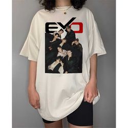 exo cream soda shirt, exo kpop shirt, exo kpop band music vintage, exo unisex gift bootleg, kpop merch, exo clock tour 2