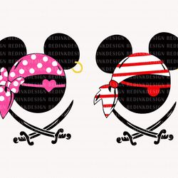 cruise trip svg, mouse pirate svg, pirates mouse ear svg, family trip svg