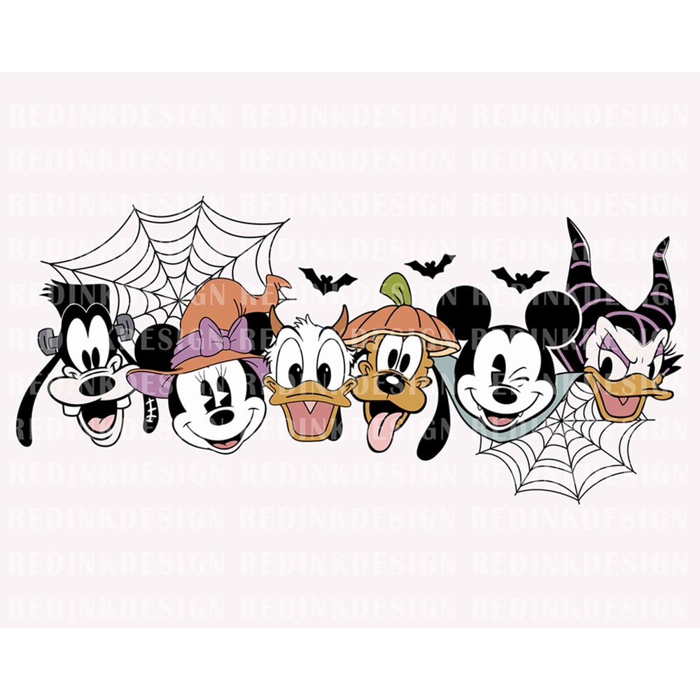 Halloween Mouse And Friends SVG, Halloween Svg, Spooky Svg, Trick Or Treat Svg, Bat Svg, Halloween Costume Svg, Spooky Svg Cut File - 1.jpg