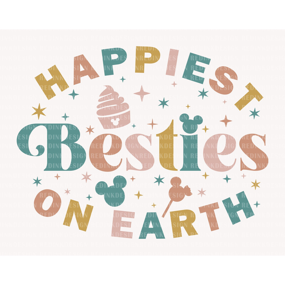 Happiest Besties On Earth Svg, Magical Castle Svg, Family Vacation Svg, Vacay Mode Svg, Magical Kingdom Svg, Family Shirt, Digital Download - 1.jpg