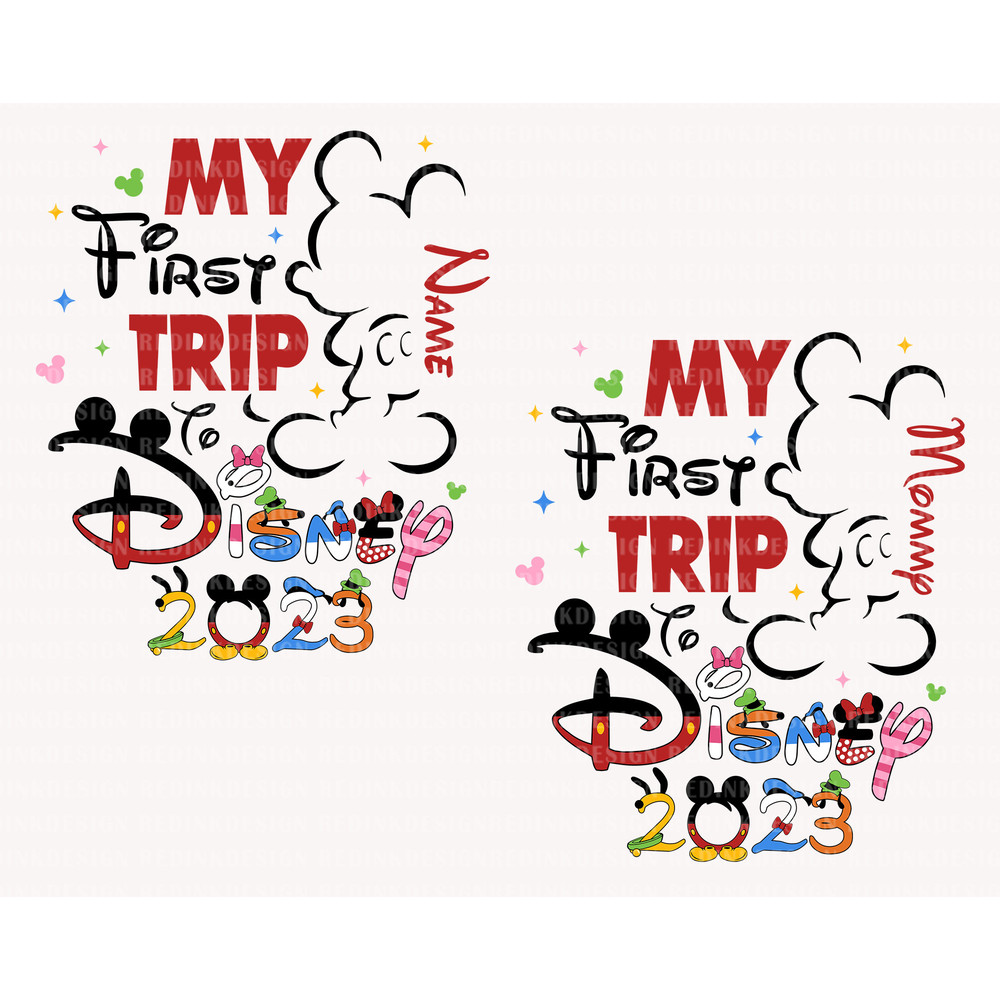 My First Trip 2023 Svg, World Trip 2023 Svg, Magical Kingdom Svg, Family Vacation Svg, Family Trip Shirt Svg, Vacay Mode Svg, Custom Svg - 1.jpg