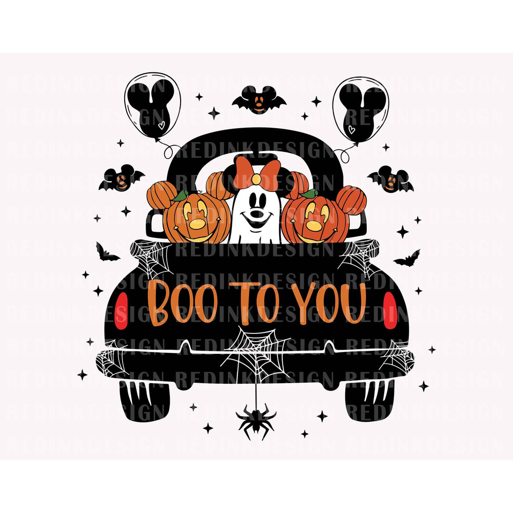 Booo Too Youu SVG, Halloween Svg, Halloween Truck Svg, Spooky Svg, Pumpkin Svg, Trick Or Treat Svg, Halloween Shirt Png Svg Cricut File - 1.jpg