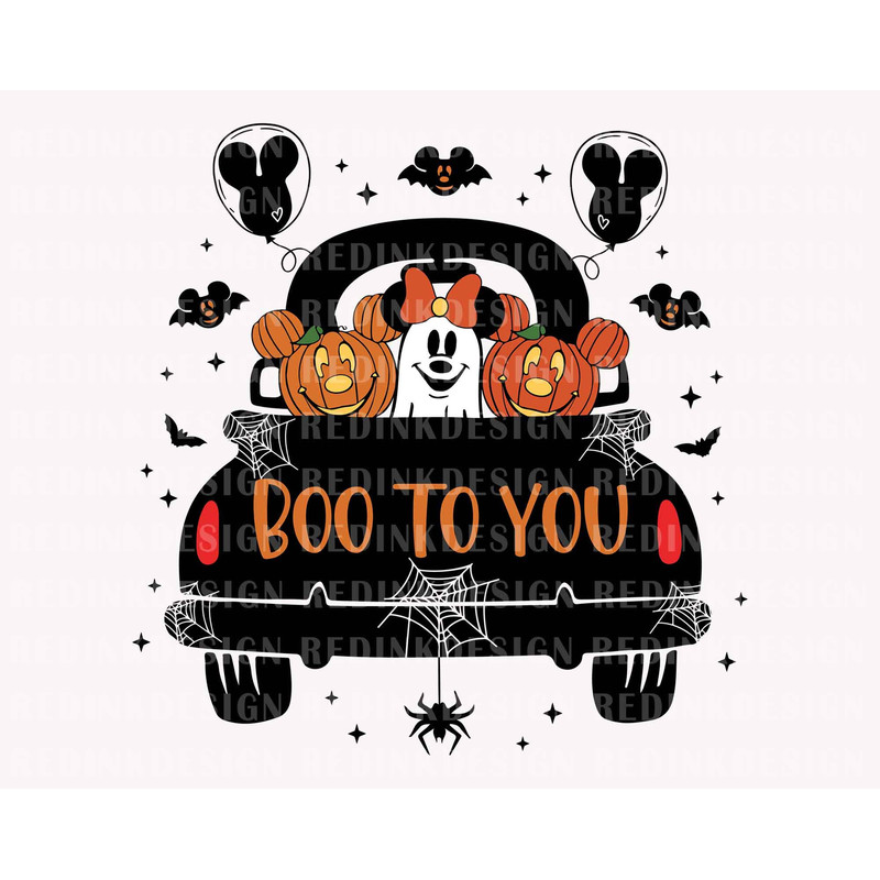 Booo Too Youu SVG, Halloween Svg, Halloween Truck Svg, Spooky Svg, Pumpkin Svg, Trick Or Treat Svg, Halloween Shirt Png Svg Cricut File - 1.jpg