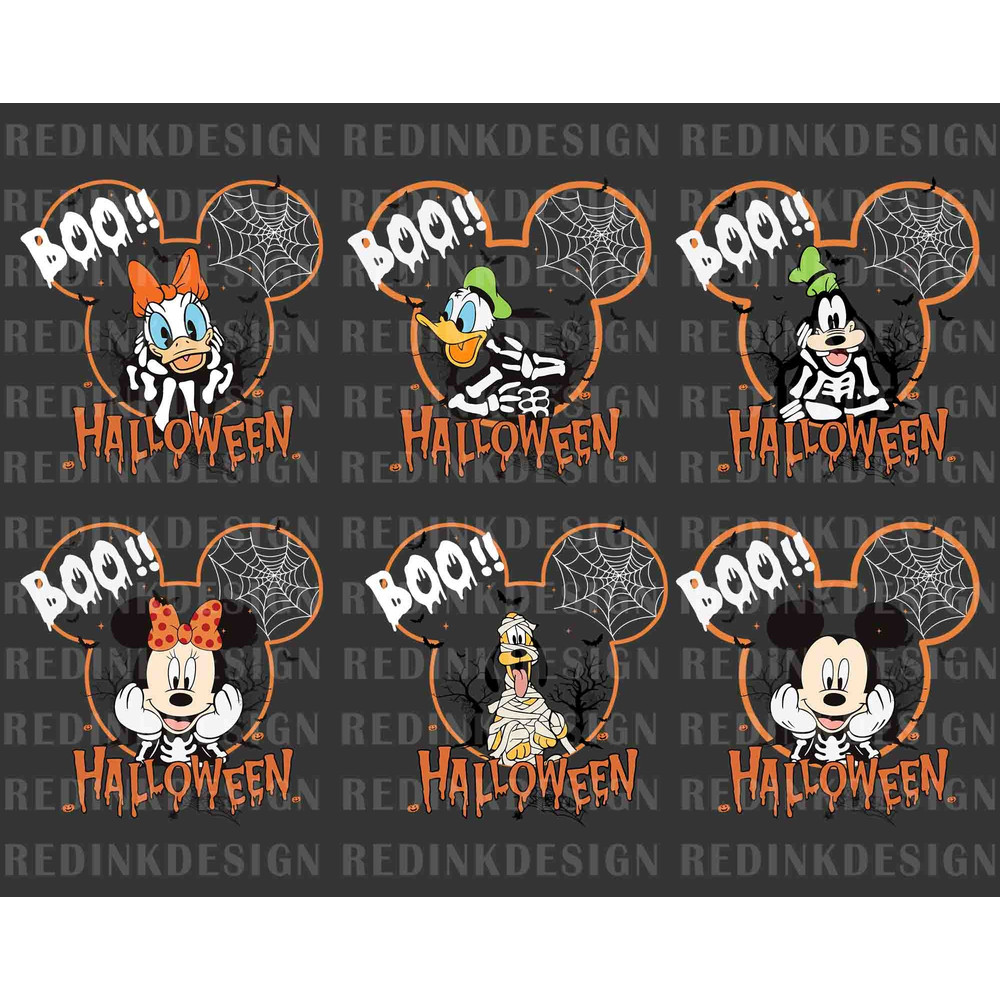 Bundle Halloween Mouse And Friends SVG, Halloween Svg, Spooky Svg, Trick Or Treat Svg, Halloween Boo Svg, Spooky Svg Cut File - 1.jpg
