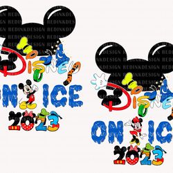 bundle mouse on ice 2023 svg, family vacation svg, family trip svg