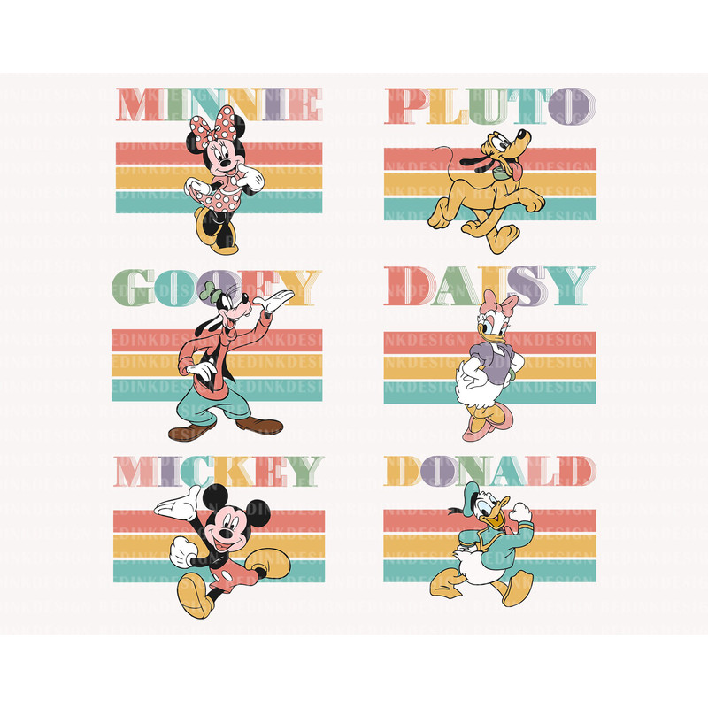 Bundle Retro Mouse And Friends Svg, Family Vacation Svg, Magical Kingdom Svg, Family Trip Shirt Svg, Vacay Mode Svg, Family Trip Svg - 1.jpg