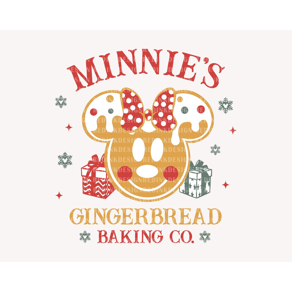 Gingerbread Cookie SVG, Christmas Mouse, Cookie Svg, Family Vacation, Christmas Friends Svg, Christmas Shirt, Holiday Season Svg Cut Files - 1.jpg