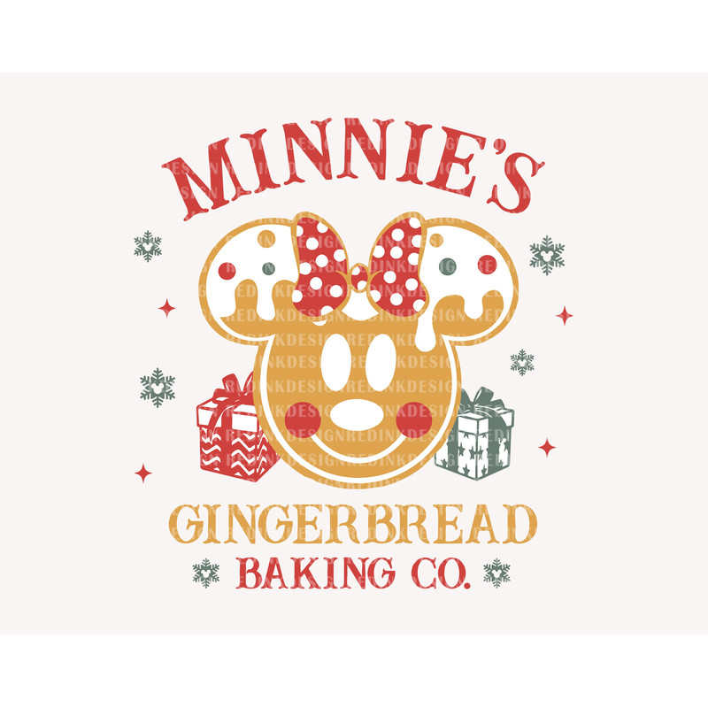 Gingerbread Cookie SVG, Christmas Mouse, Cookie Svg, Family Vacation, Christmas Friends Svg, Christmas Shirt, Holiday Season Svg Cut Files - 1.jpg