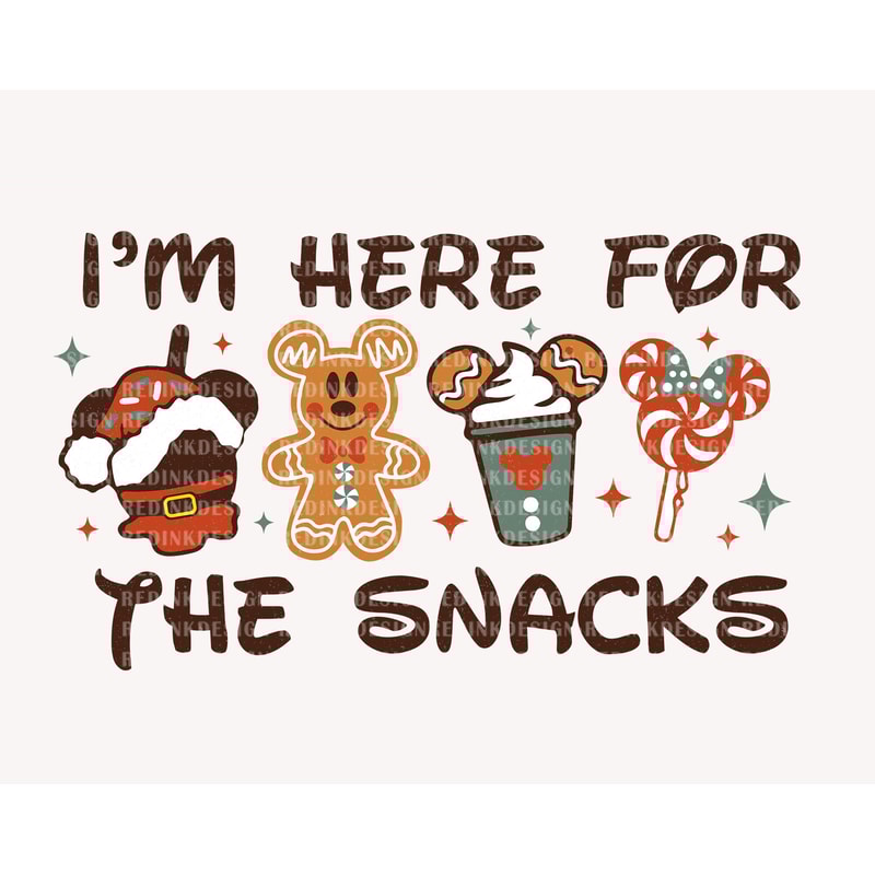 I'm Here For The Snacks Png, Snacks Christmas Png, Family Vacation Png, Mouse Coffee Png, Retro Christmas Shirt, Holiday Season Png Files - 1.jpg