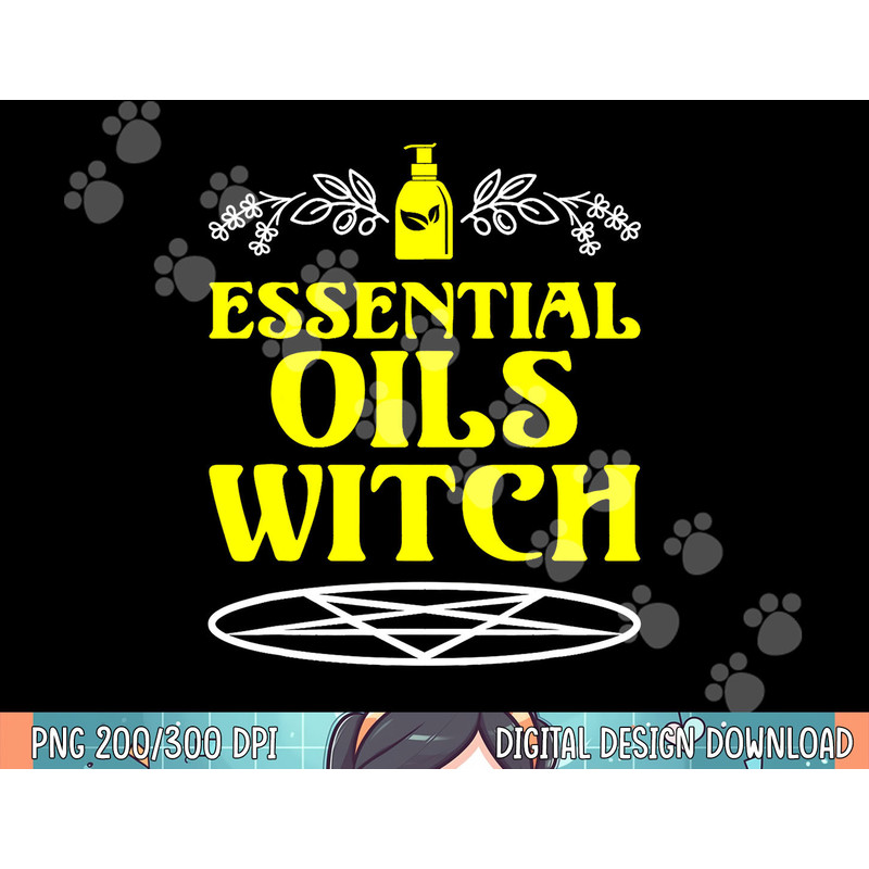 Funny Halloween Tshirt - Essential Oils Witch - Aromatherapy copy.jpg