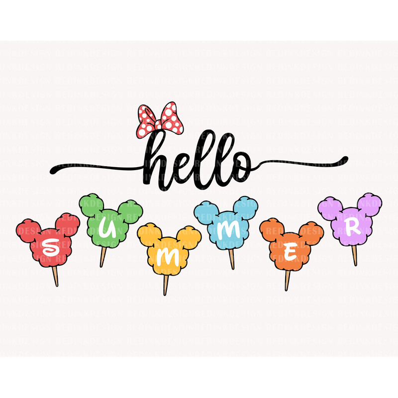 Retro Hello Summer Svg, Summer Vibes Svg, Summer Vacation Svg, Family Trip Svg, Magical Kingdom Svg, Mouse Head Svg, Family Trip Shirt Svg - 1.jpg