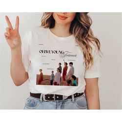young forever bts shirt, bts 10th anniversary shirt, bts take two, bangtan member shirt, bangtan album shirt, gift for a