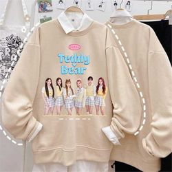 stayc - teddy bear sweatshirt | stayc unisex shirt | stayc graphic tee | kpop retro vintage stayc teddy bear inspired kp