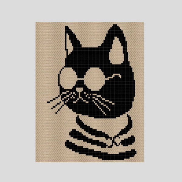 loop-yarn-finger-knitted-glamorous-cat-blanket-8