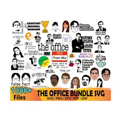 1000 the office bundle, dunder mifflin svg, dwight schrute svg
