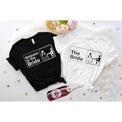 the office bride shirt, assistant to the bride, the office themed bachelorette, the office bridesmaid shirt, office them