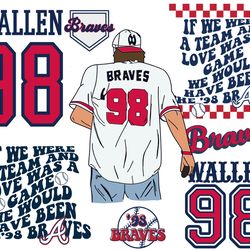 98 braves png, if we were a team png, braves 98 wallen png morgan song png