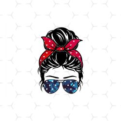american mom life png, mothers day png, sunglasses headband messy bun png, mom life png, mom day, messy bun png, happy m