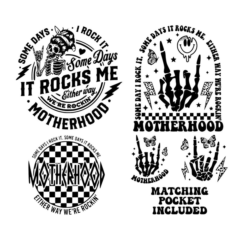 Motherhood some day I rock it SVG-png, retro motherhood sublimation design, trendy front and back design, funny motherhood rock skeleton png - 1.jpg