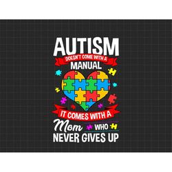 autism mom never give up svg, autism heart puzzle svg, puzzle piece svg, autism support, 2nd april svg, autism awareness