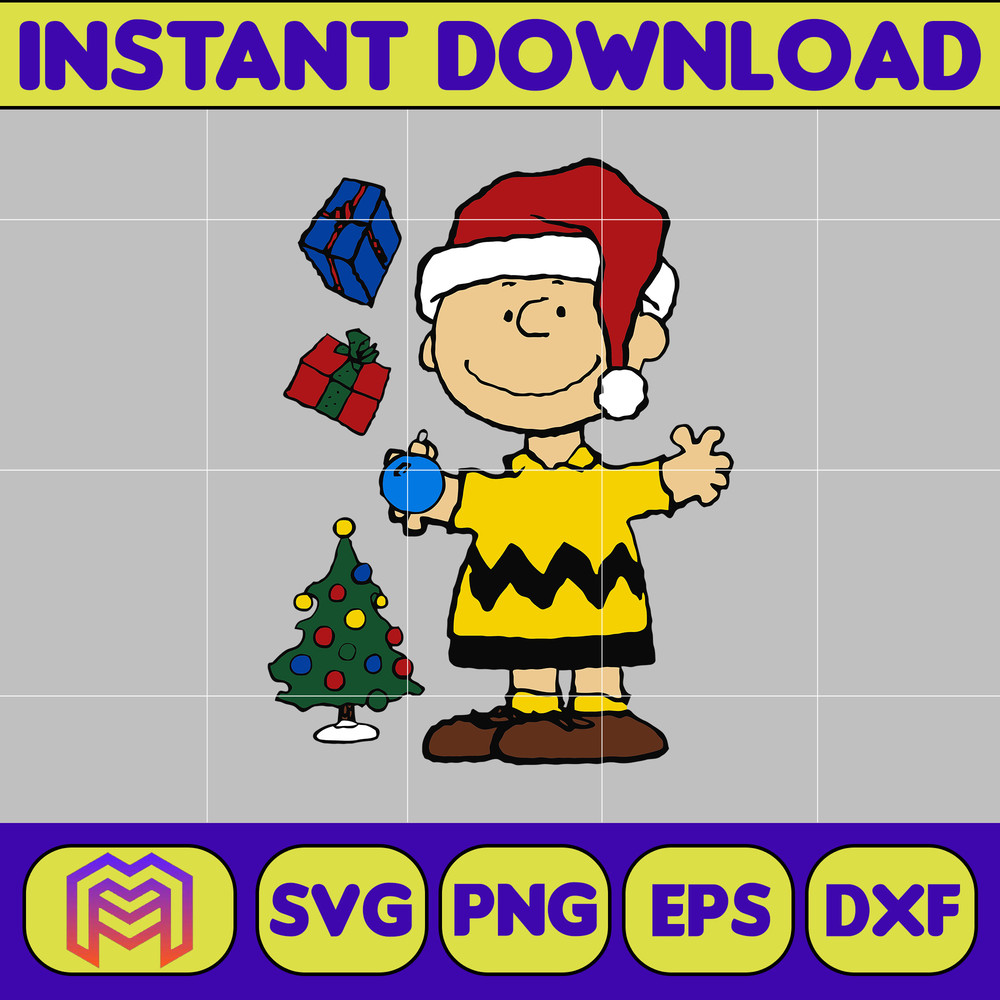 Snoopy Christmas Svg, Peanuts, SVG file, Instant Download, Cricut Cut File, Digital File (19).jpg