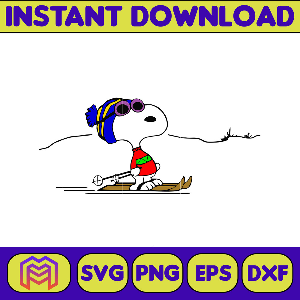 Snoopy Christmas Svg, Peanuts, SVG file, Instant Download, Cricut Cut File, Digital File (22).jpg