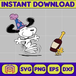 snoopy christmas svg, peanuts, svg file, instant download, cricut cut file, digital file (25)