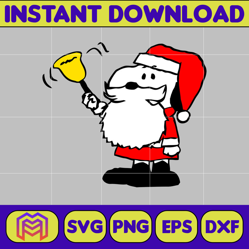 Snoopy Christmas Svg, Peanuts, SVG file, Instant Download, Cricut Cut File, Digital File (32).jpg