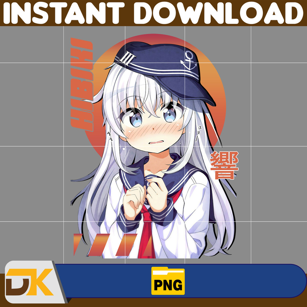 Hibiki Png, Anime Png, Anime Vector, Anime Cutfile, Anime Clipart, Anime Cricut, Anime Print, Anime Cut (5).jpg