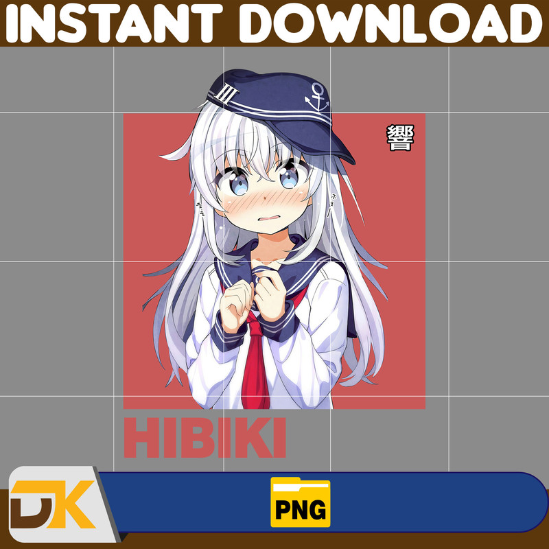 Hibiki Png, Anime Png, Anime Vector, Anime Cutfile, Anime Clipart, Anime Cricut, Anime Print, Anime Cut (6).jpg