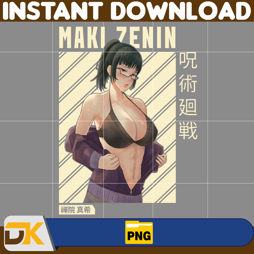 Maki Zenin Png, Anime Png, Anime Vector, Anime Cutfile, Anime Clipart, Anime Cricut, Anime Print, Anime Cut (1).jpg
