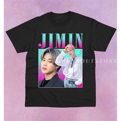 jimin shirt, vintage style shirt, vintage jimin shirt, kpop merch, kpop shirt, music lover gift