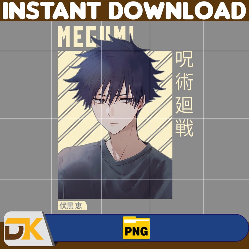 Megumi Fushiguro Png, Anime Png, Anime Vector, Anime Cutfile, Anime Clipart, Anime Cricut, Anime Print, Anime Cut (1).jpg