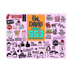 553 files ew david bundle svg, movies svg, david rose svg, tv show svg, svg files cricut, digital files, schitts creek s