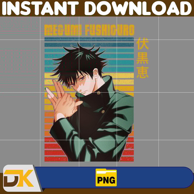 Megumi Fushiguro Png, Anime Png, Anime Vector, Anime Cutfile, Anime Clipart, Anime Cricut, Anime Print, Anime Cut (14).jpg