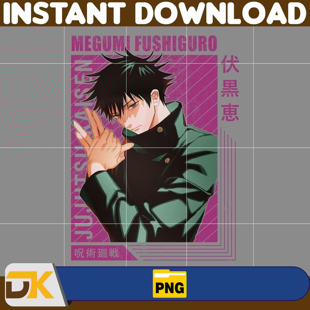 Megumi Fushiguro Png, Anime Png, Anime Vector, Anime Cutfile, Anime Clipart, Anime Cricut, Anime Print, Anime Cut (16).jpg