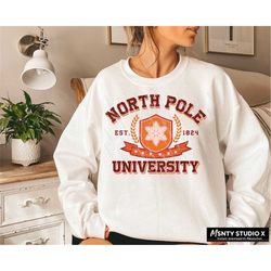 North Pole University PNG, Christmas PNG , Christmas sublimation design ,North Pole PNG, Christmas shirt party , Png fil